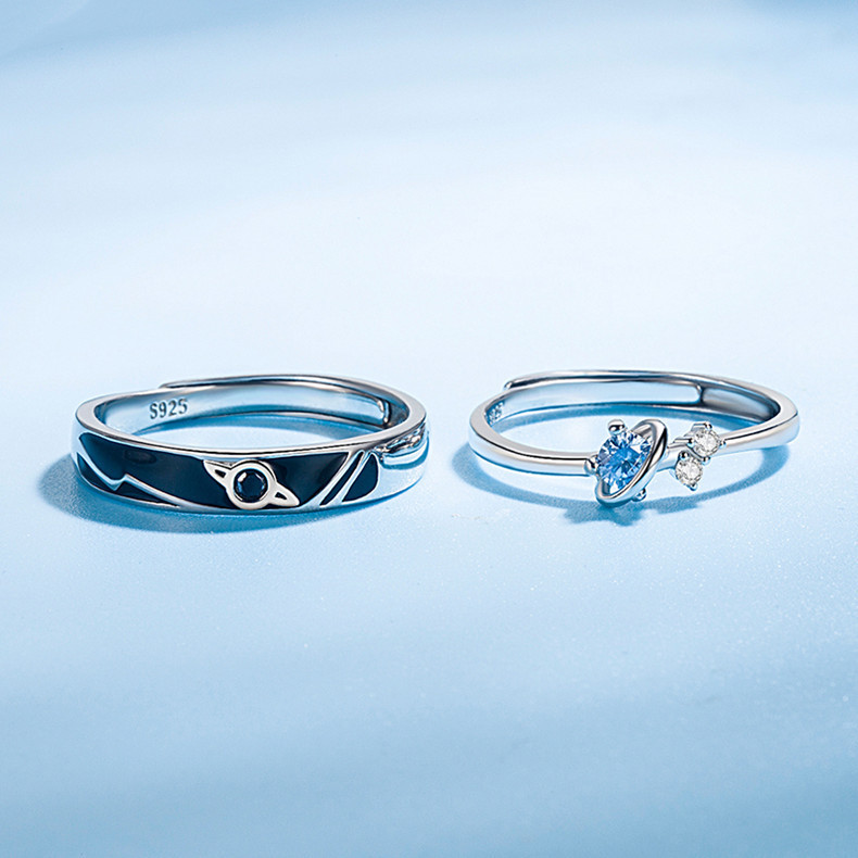 Dream Planet Couple Rings - Image 4